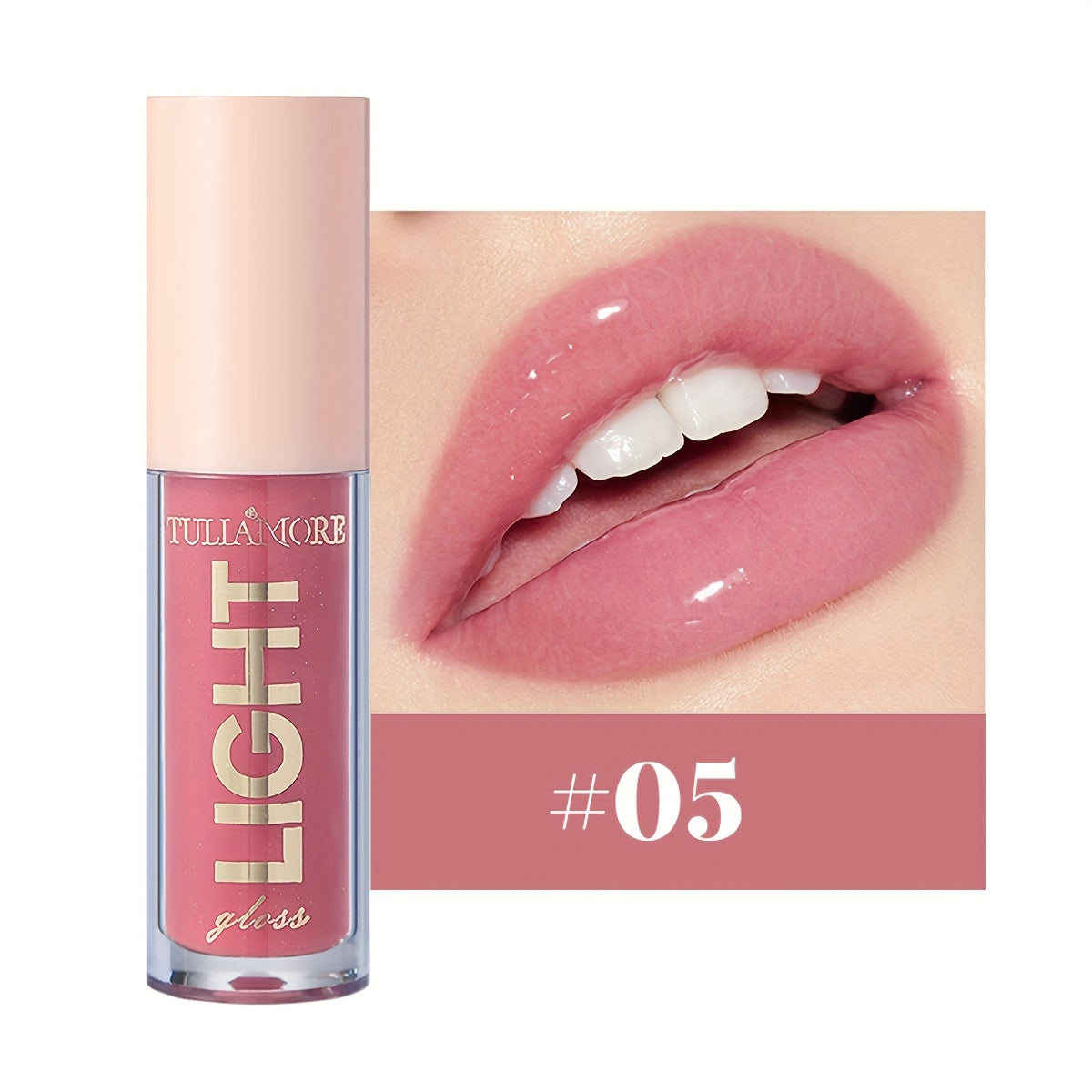 12 colors of lip oil for daily use, providing moisturizing and hydrating benefits with a mirror shine finish.