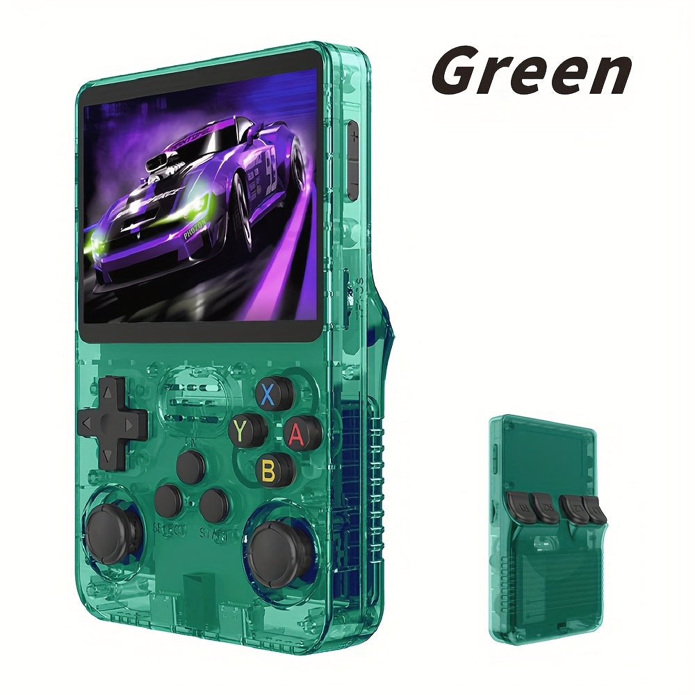 Vintage Handheld Game Console with Headphone Jack, 8.89cm Screen, Portable Gamepad - Retro Entertainment, USB Charging, ABS Material, Ideal Gift for Gamers of All Ages