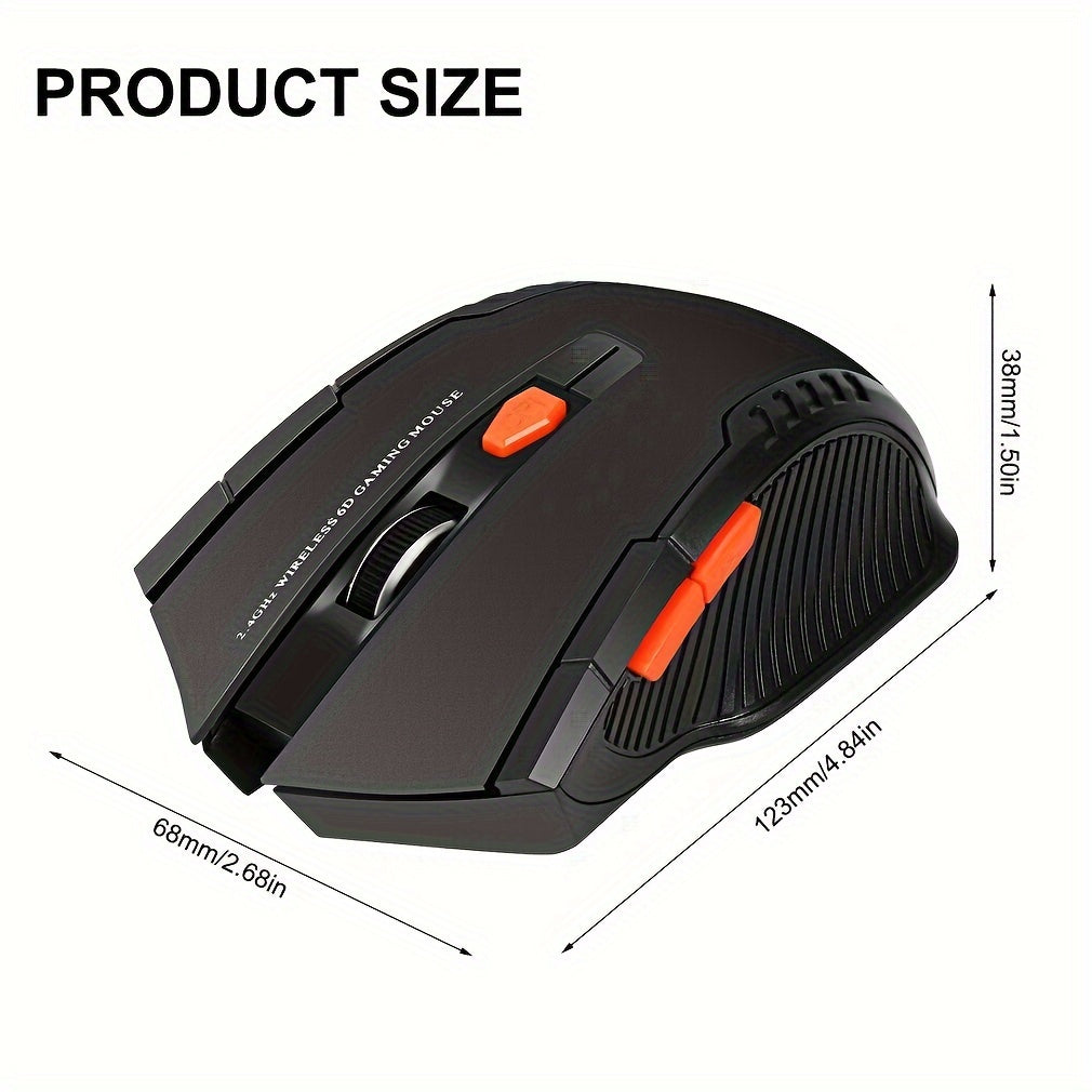 BalanceFit Ergonomic Wireless Mouse, High-Speed DPI Adjustable Gaming Mouse, Battery-Powered, for Laptop and PC, Non-Wireless.