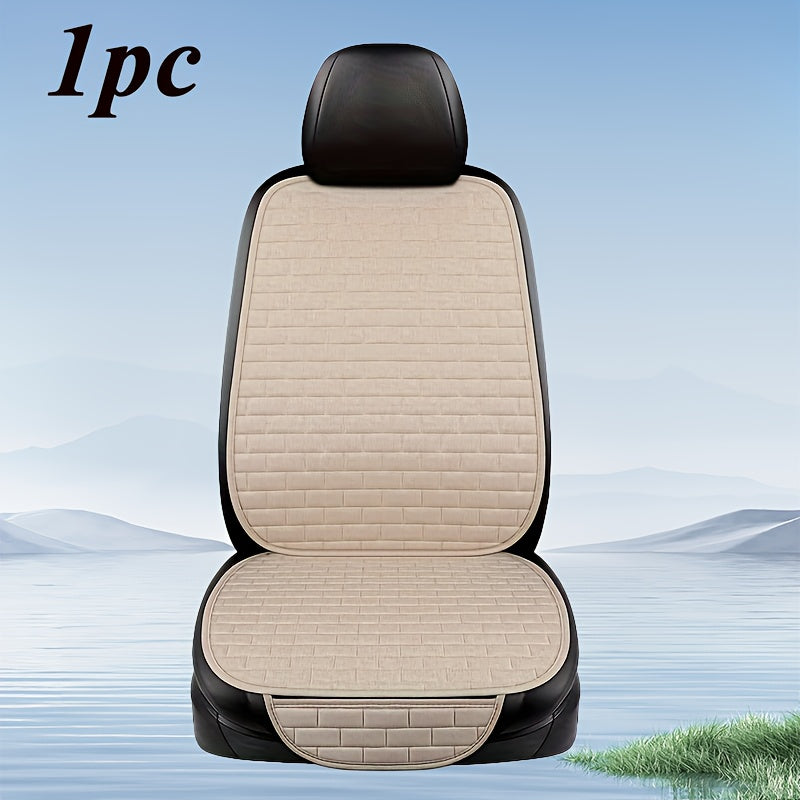 Universal Linen Car Seat Cover protects car seats with comfort.