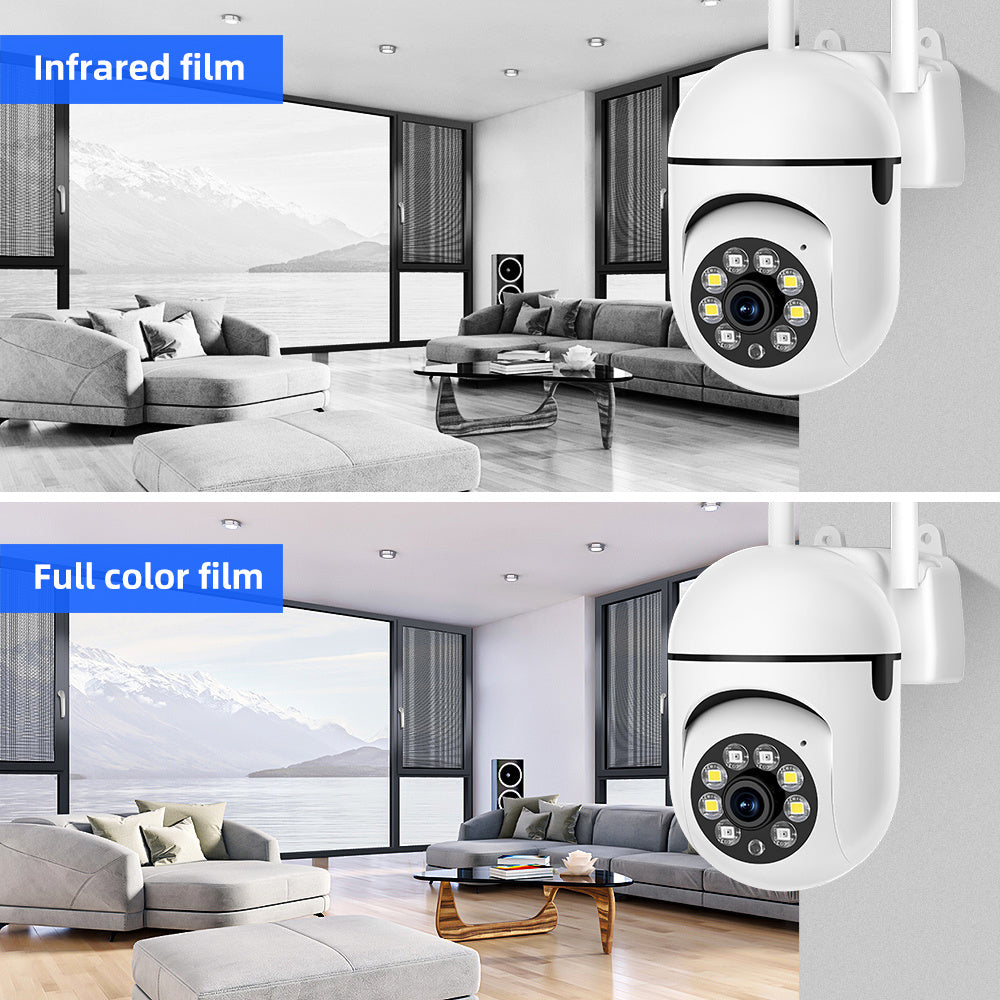 WJG 1080P HD WiFi Wireless Security Camera System, 2 Pack, Wall Mountable for Indoor Use, Compatible with Smartphone, Two-Way Audio, Pan/Tilt/Zoom, Motion Tracking, Night Vision, Ideal for Home Surveillance, USB Powered (No Battery Needed)