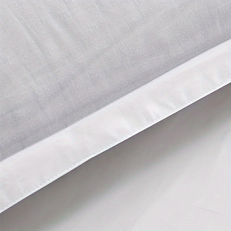 Soft, comfortable, and luxurious white striped cotton pillowcase, perfect for the master bedroom or guest room. Made from 100% cotton with a 40 thread count, featuring an elegant envelope closure design. Easy to care for as it is machine washable.