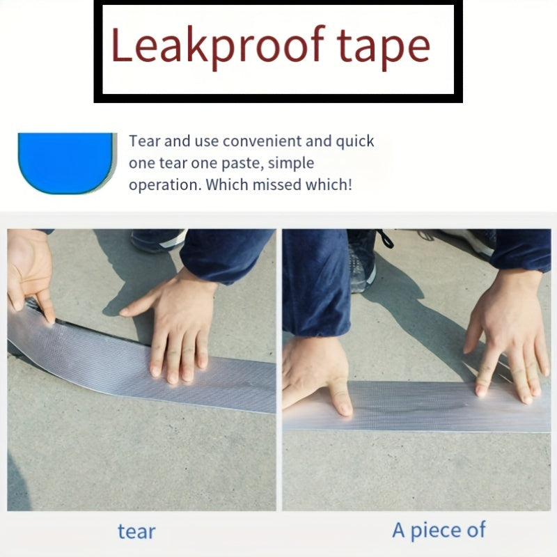 Multi-purpose waterproof sealing tape for roofs, pipes, and tiles.