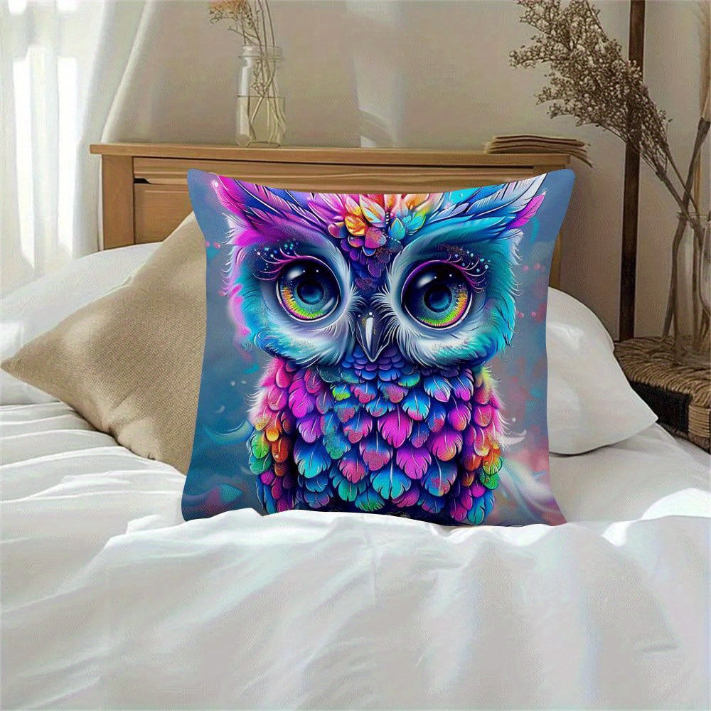 Bring a touch of elegance to your home with the Golden Eagle Festive Cushion Cover, measuring 45.01cm. Ideal for decorating your living room or bedroom, this cover is made with durable polyester and features a convenient zip closure. Easy to clean