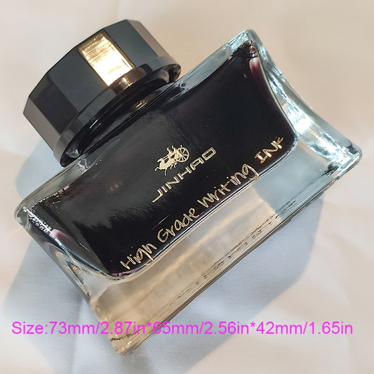 Jinhao 50ml Premium Fountain Pen Ink in Black/Blue/Blue Black, perfect for writing and calligraphy enthusiasts.