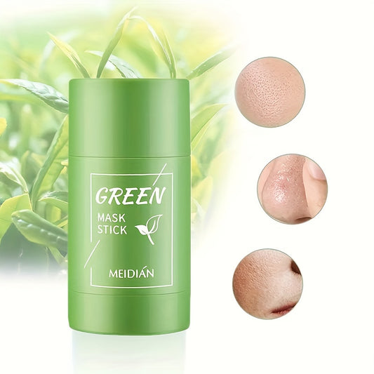 40g Green Tea Solid Mask, Green Mask Stick for clearing pores