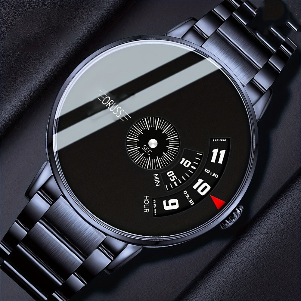 Stylish black watch for male fashion students