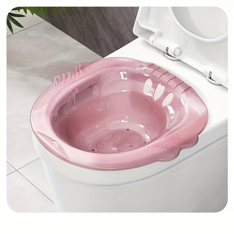 Transparent bidet for women, designed for elderly, pregnant, and postpartum care.