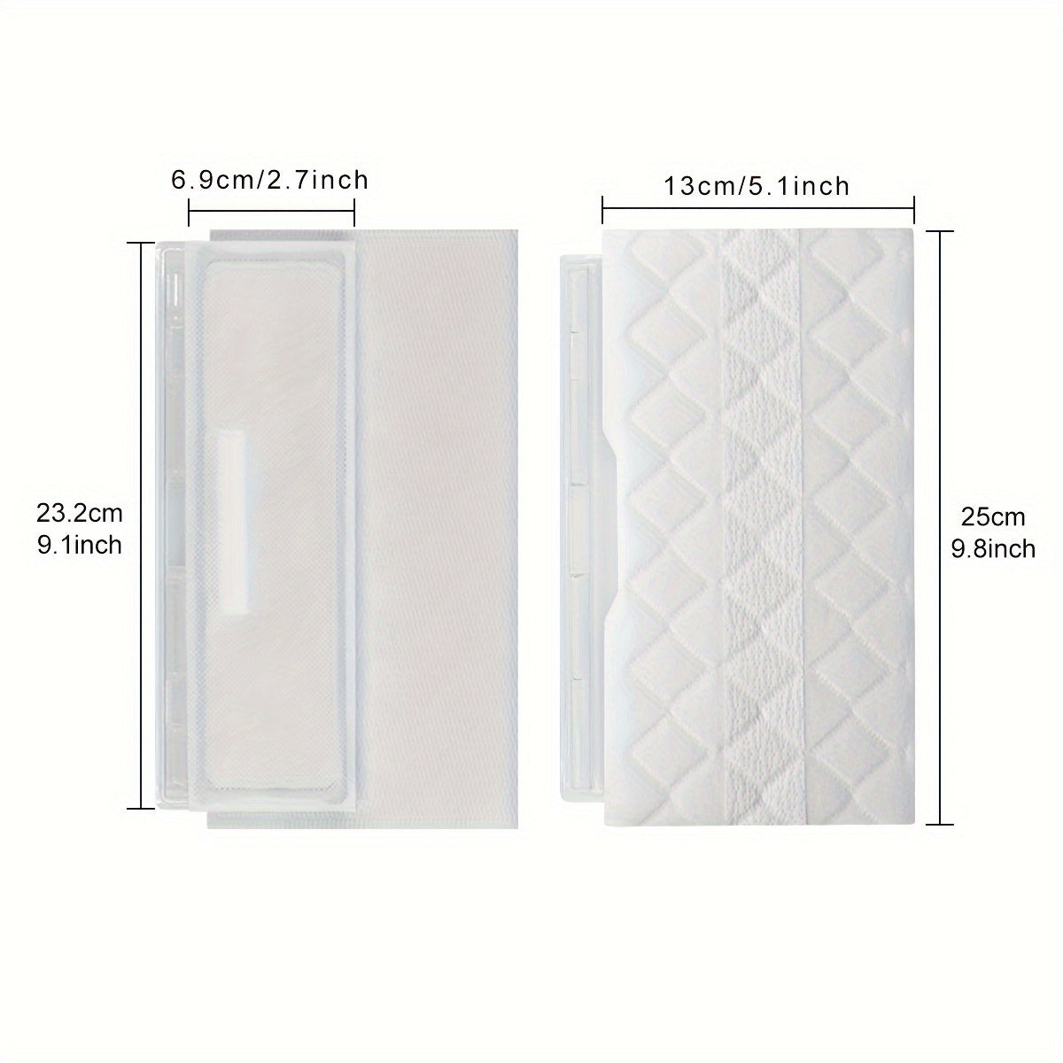 20pcs Disposable Shark Steam Mop Replacement Pads with New Style Design Compatible with Shark VACMOP VM190 VM190 VM200 VM250 VM251 VM252 - Easy to Assemble, Deeply Clean Dust, Convenient for Kitchen Floor Tile Cleaning - Includes Cleaning Accessories