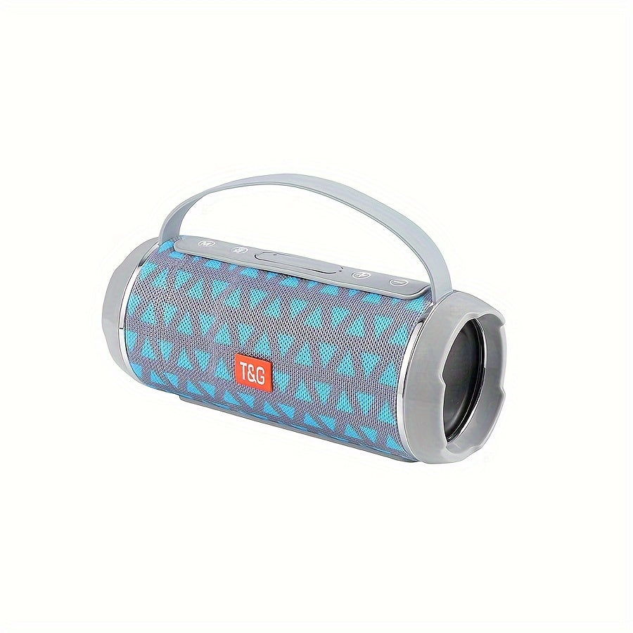 T&G TG116C is a portable wireless speaker with 5.0 surround sound, USB/TF/FM broadcast, and 10m connectivity. It has a rechargeable lithium battery with Type-C charging, making it a perfect