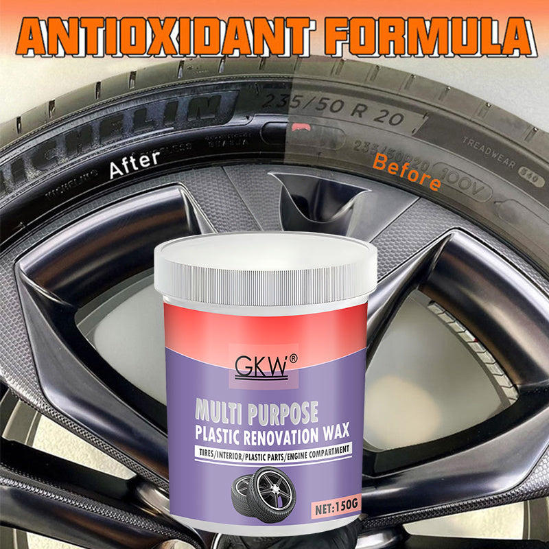 Car maintenance products such as automotive plastic parts refurbishment agent, reducing agent, interior polishing wax, tire coating wax, black car yellowing repair, nano-crystal plating