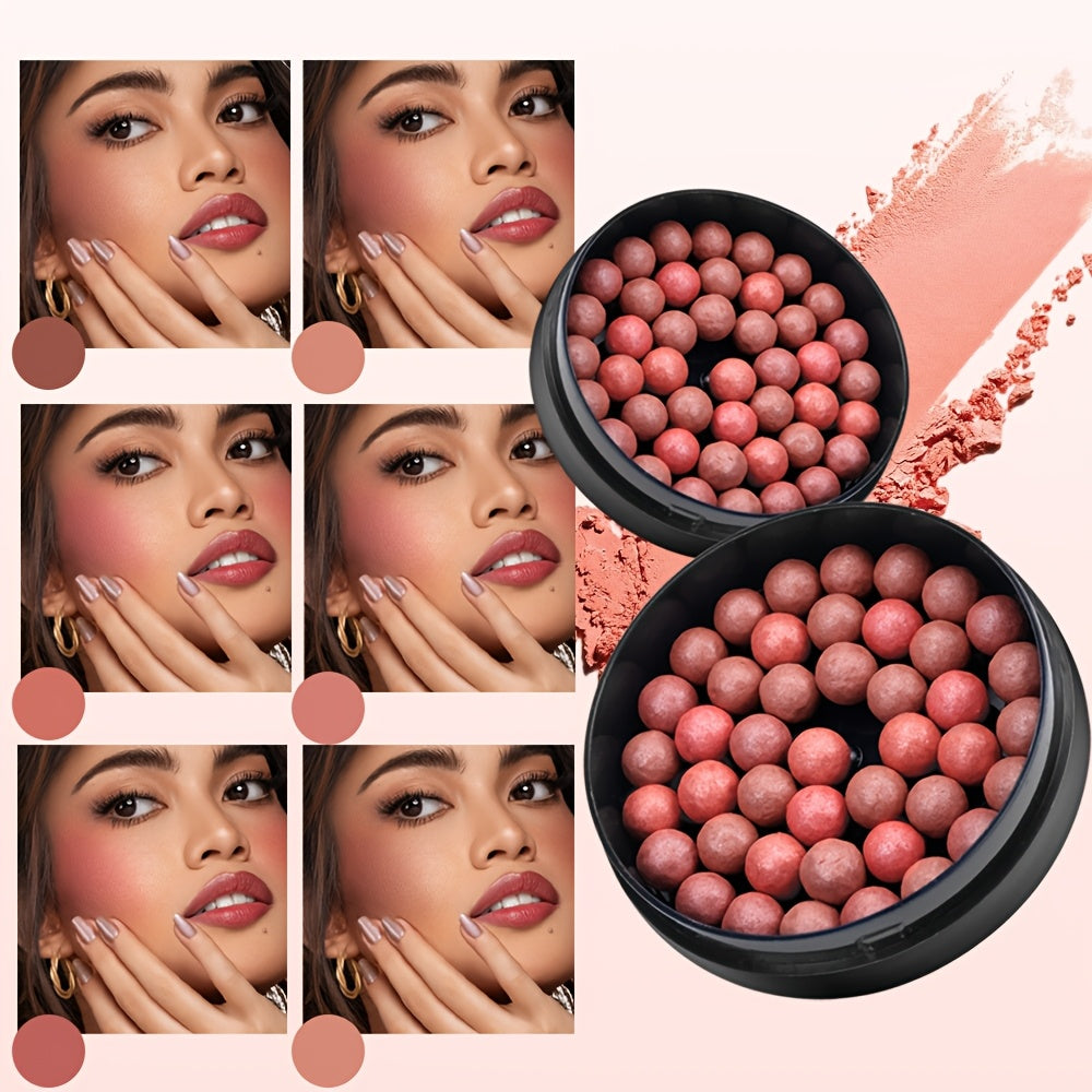 Roller blush with rich texture, perfect for creating a three-dimensional and glossy look. Comes with a brush. Suitable for daily wear, leisure, shopping, selfies, stage, evening makeup, and