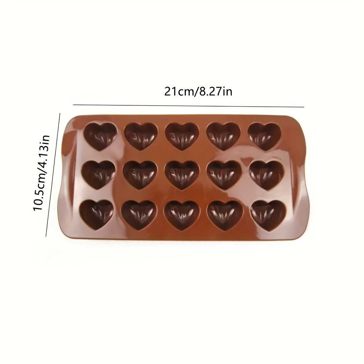 '- Get creative with our 3D Heart Shaped Chocolate Mold, perfect for DIY cake decorating and baking
- Made from high-quality silicone, this mold is also great for making jelly and candy
- A versatile kitchen gadget that will add a touch of love to your