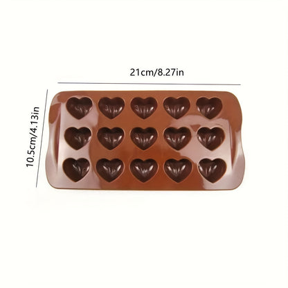 '- Get creative with our 3D Heart Shaped Chocolate Mold, perfect for DIY cake decorating and baking
- Made from high-quality silicone, this mold is also great for making jelly and candy
- A versatile kitchen gadget that will add a touch of love to your