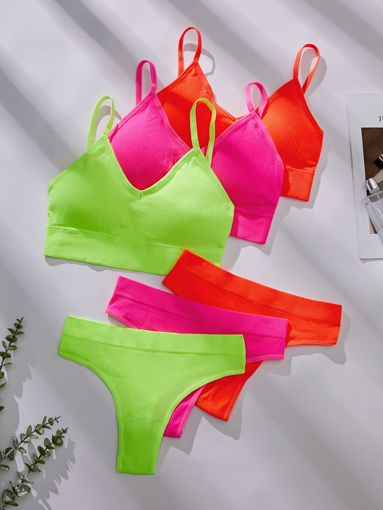 3-piece basic lingerie set for women