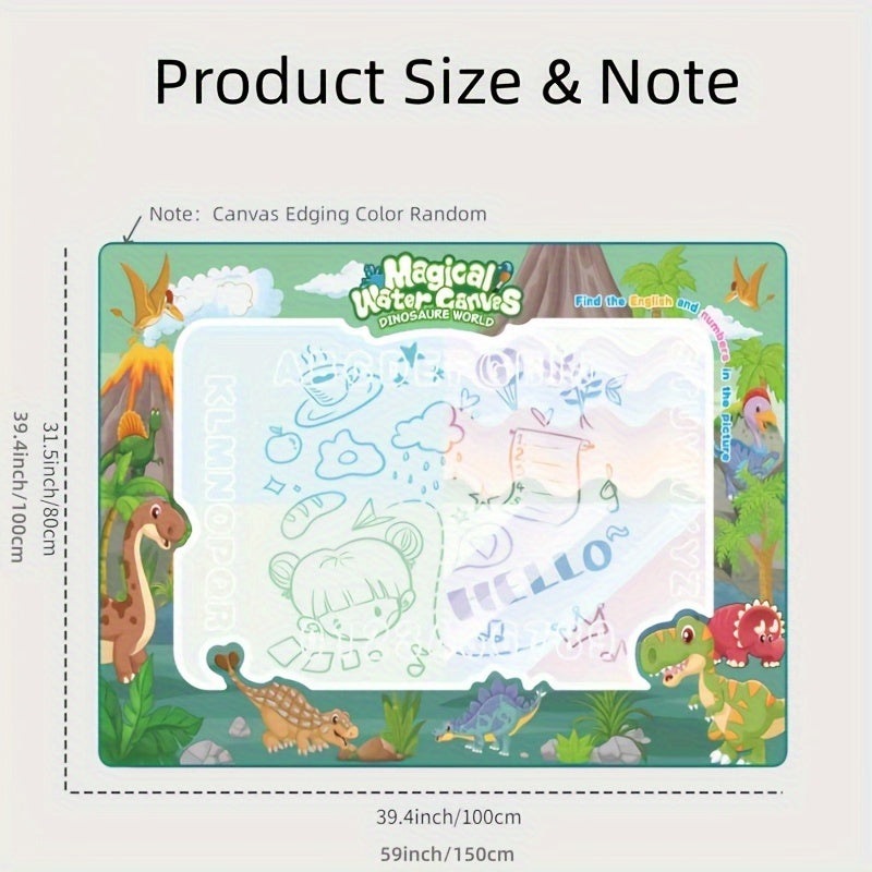 Children's Easter gift: Magic Water Painting Cloth Toy can also be used as a Watercolor Painting Board, Magic Color Doodle Blanket, and Water Painting Book.