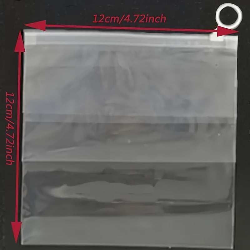 This multifunctional set includes 20 transparent pull tab zipper bags, perfect for storing data cables, powder puffs, masks, and jewelry. The portable waterproof bags feature breathable holes and are designed not to expand, making them an essential item