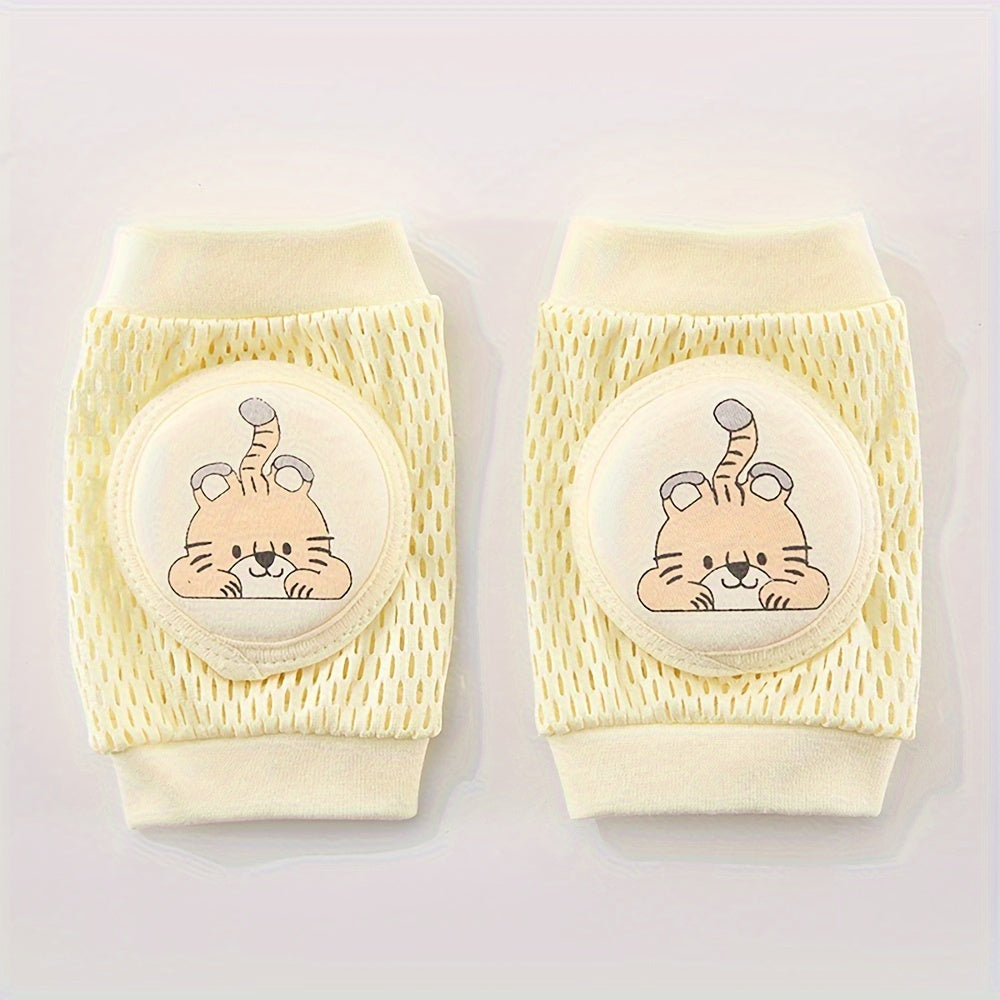 1 pair of children's breathable mesh knee and elbow pads.