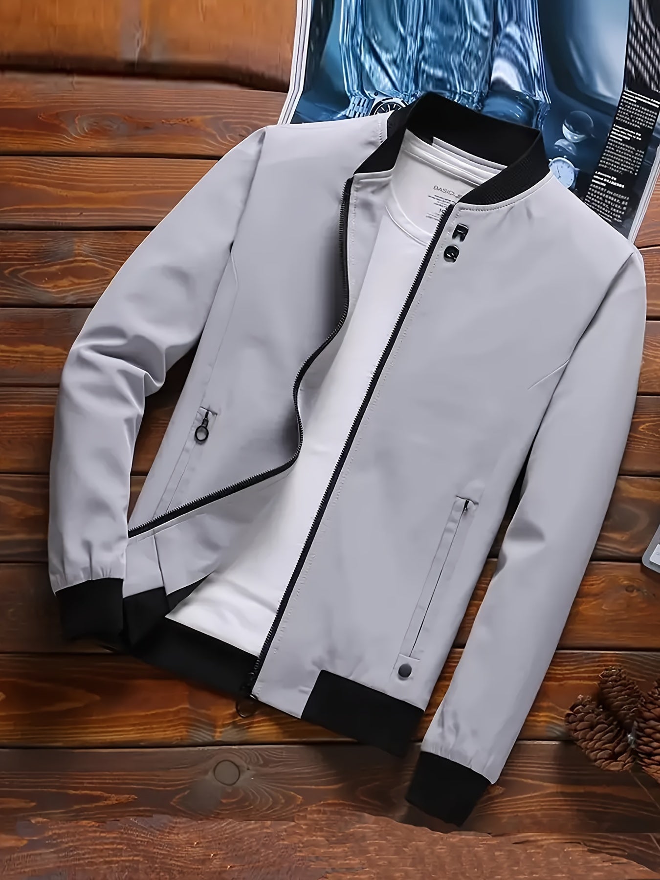 2024 Men's Fashion Casual Sports Jacket for Spring and Autumn