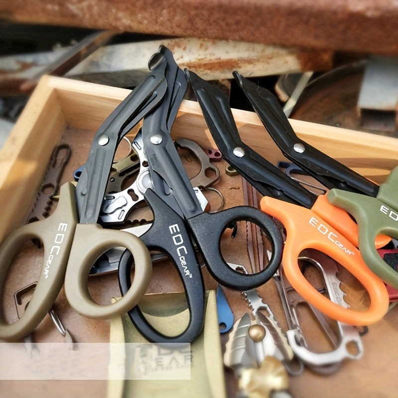 1pc EDC Shear: Versatile Emergency Scissor for Indoor and Outdoor Use.