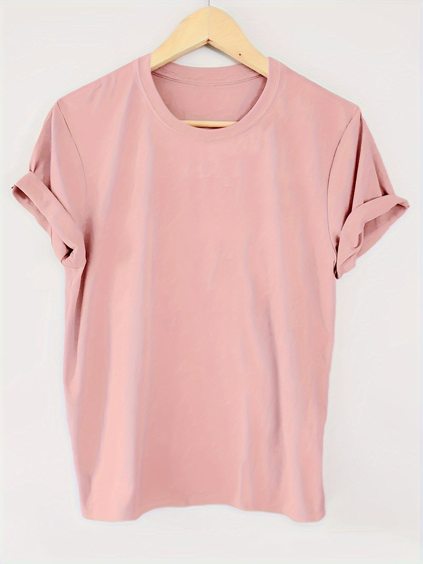 4 Solid Color T-shirt Packs for Women, Perfect for Summer and Spring