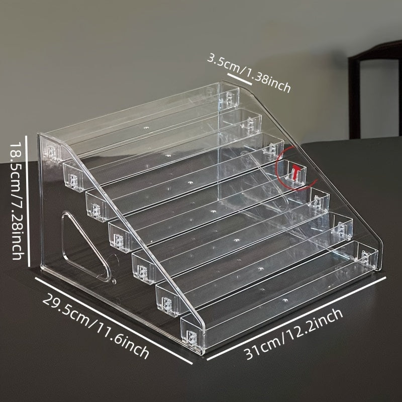 The 1/64 Scale Matchbox Wheel Toy Car Display Box Can Store 70 Transparent Shelves for Toy Cars.