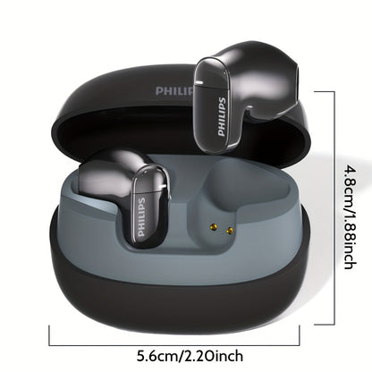 Philips BT5.4 HiFi wireless earbuds with touch control, noise-cancelling voice call, and fast Type-C charge case. 18-hour battery life, compatible with iPhone & Android. Gaming in-ear