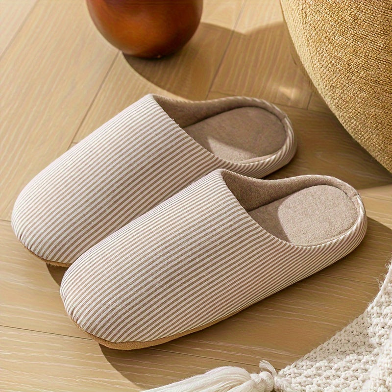 Gender-neutral breathable home slippers with anti-odor and non-slip features, suitable for both men and women.