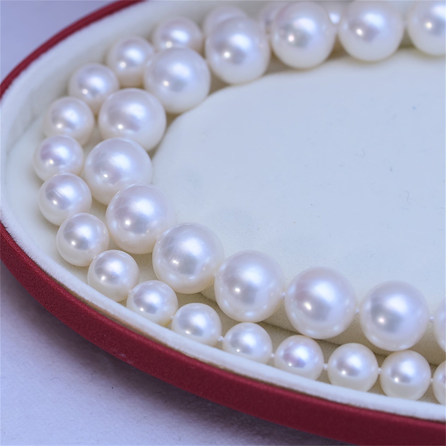 Exquisite Boho Chic Freshwater Pearl Necklace, Round with Gorgeous High Luster and Delicate Imperfections, Plated with 925 Sterling Silver, Ideal for Everyday or Special Occasions, Makes a Wonderful Christmas Gift, Suitable for Any Season.