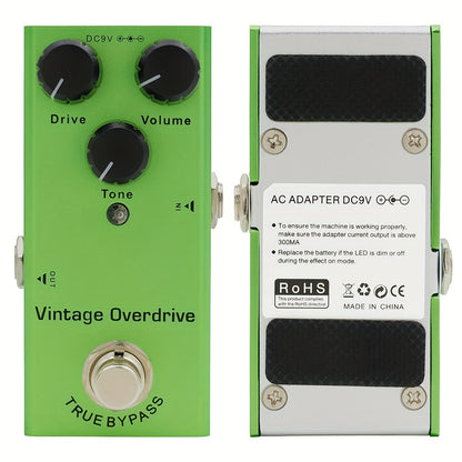 Vintage Overdrive Elektr gitara effekt pedali