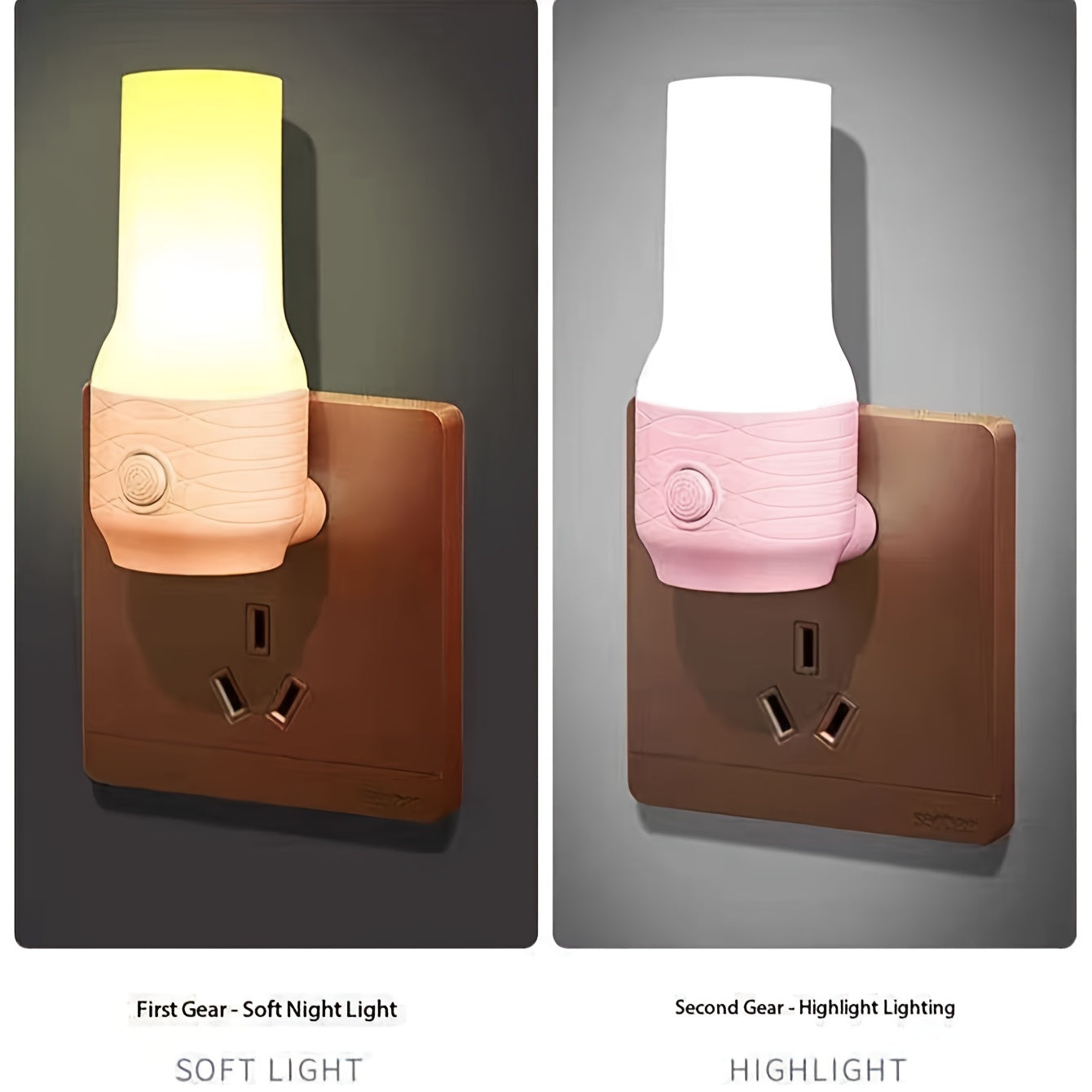 Switch Warm Light LED Night Light for Living Room or Bedroom