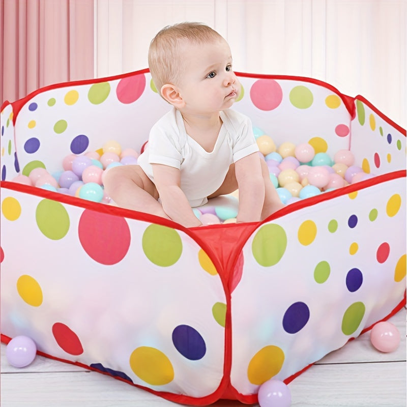 Introducing the UNICHERRY 121.92cm Pop-Up Ball Pit - a spacious play tent and crawling playpen for youngsters! This versatile toy is perfect for both indoor and outdoor fun, making it an ideal gift for young children. Featuring a charming floral design