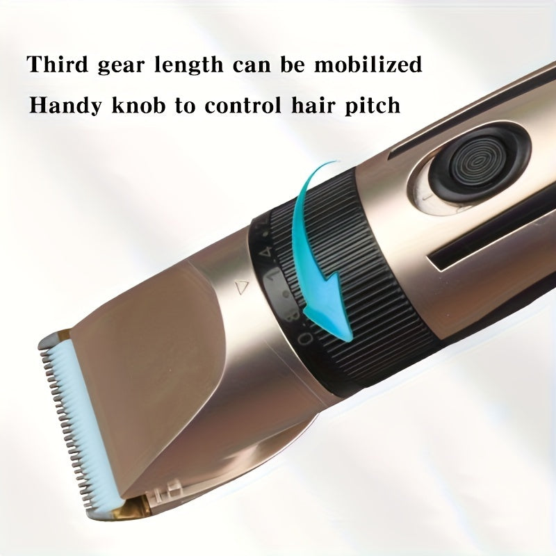 USB rechargeable home electric hair trimmer for professionals.