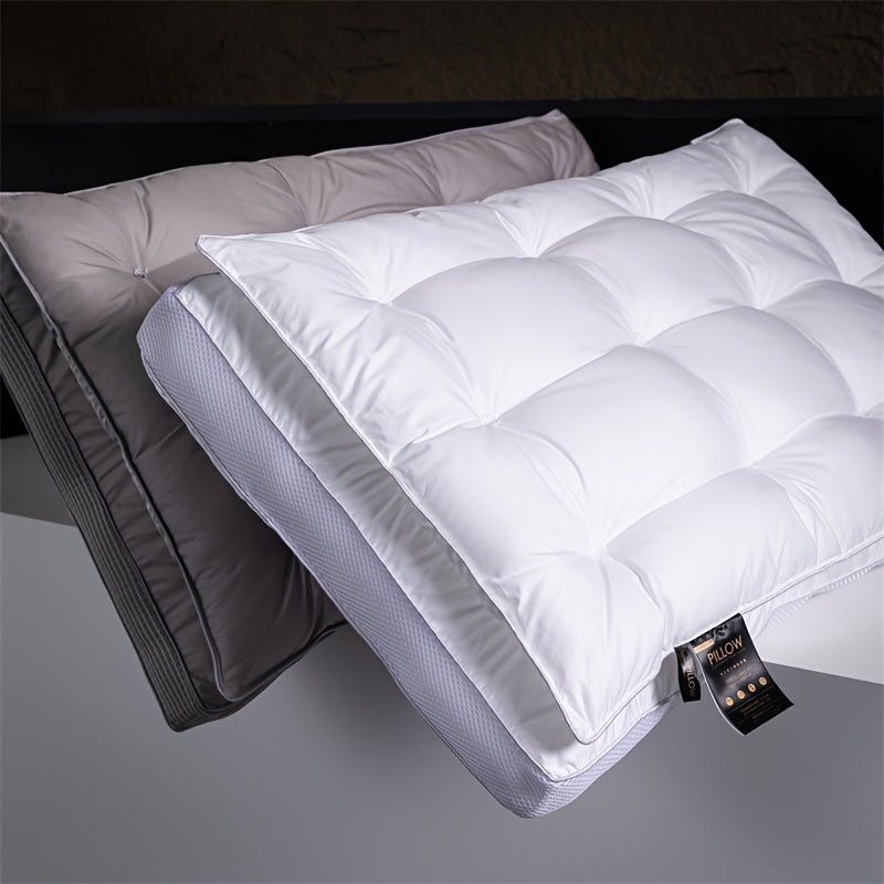 One double-layered, three-dimensional maintenance pillow cushion for ultimate comfort and support, perfect for relaxing and protecting the neck. Ideal for use at home or in hotels, providing a luxurious and enjoyable experience.