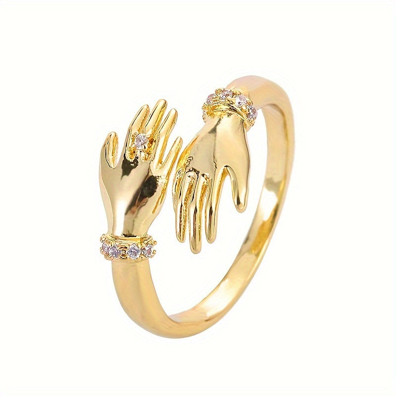 Stylish hands follow the trend with a statement ring on the index finger for chic girls.