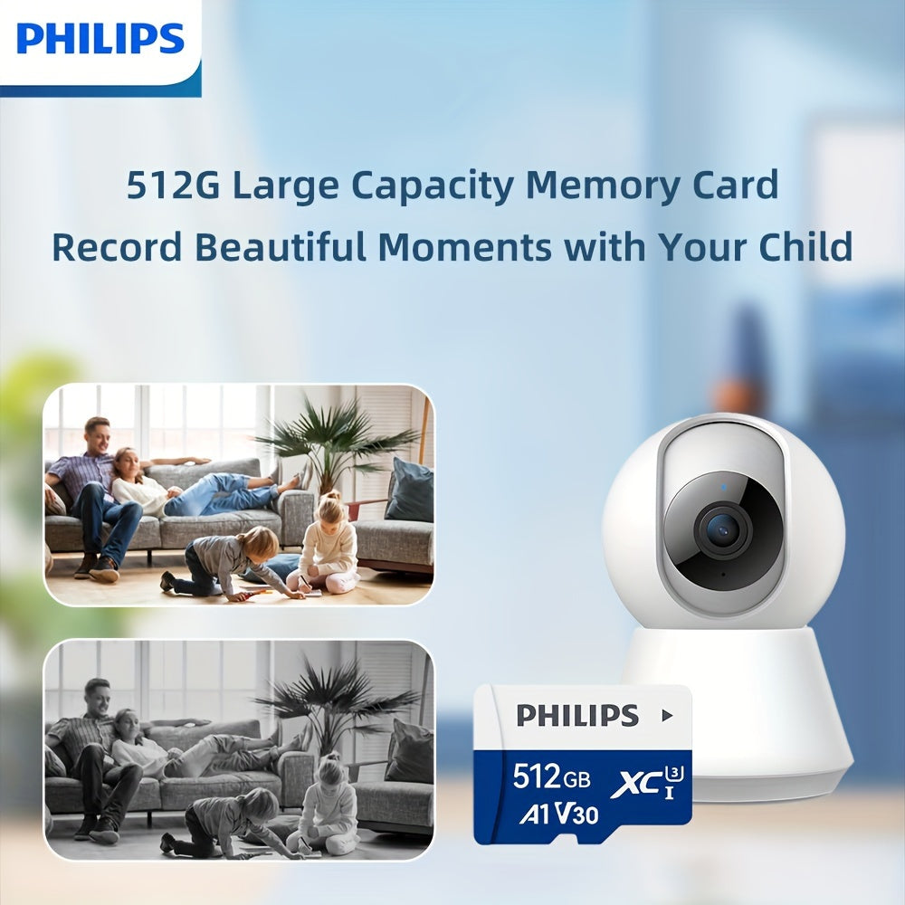 High-speed TF memory card with various capacities, Up to 130MB/s speed, 4K video support.