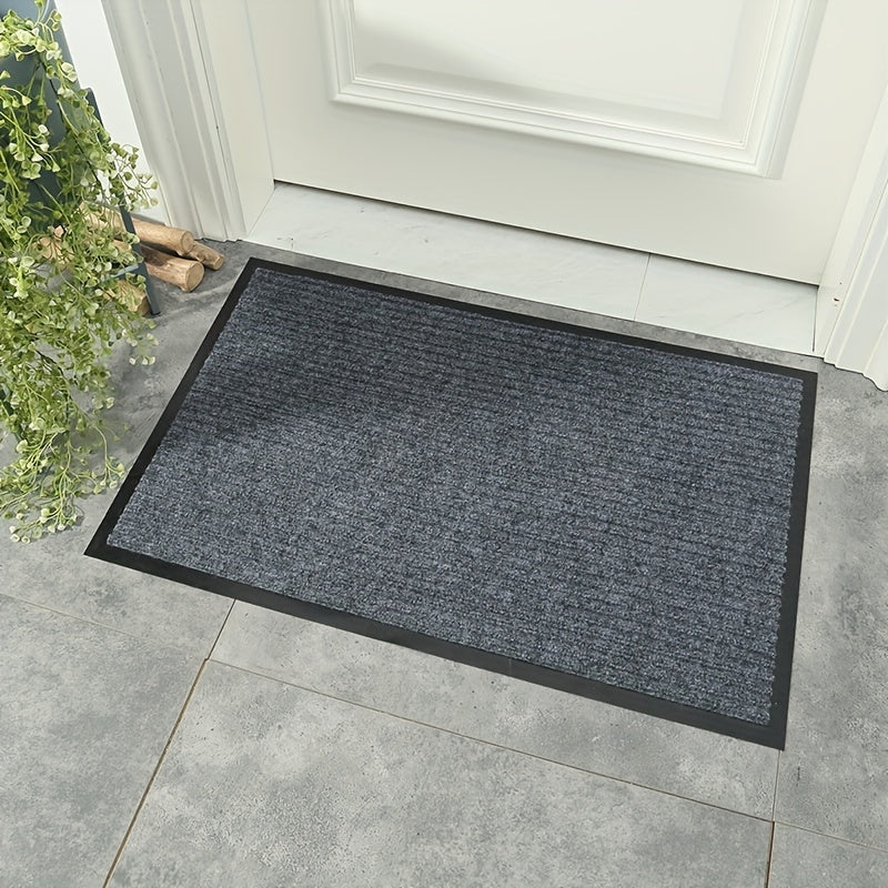 Welcome your guests with this non-slip, anti-fatigue front door mat. Perfect for both indoor and outdoor use, this entryway mat is ideal for any home setting including the family room, living room, kitchen, bedroom, farmhouse, hallway, or laundry room.