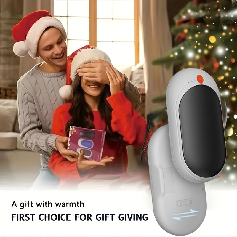 Stay warm with the TMACTIME 2-Pack of Rechargeable Hand Warmers. These electric pocket heaters have a 3000mAh lithium battery that can be charged via USB. With 3 levels of heat and 5W of power, these portable hand warmers are perfect for indoor use