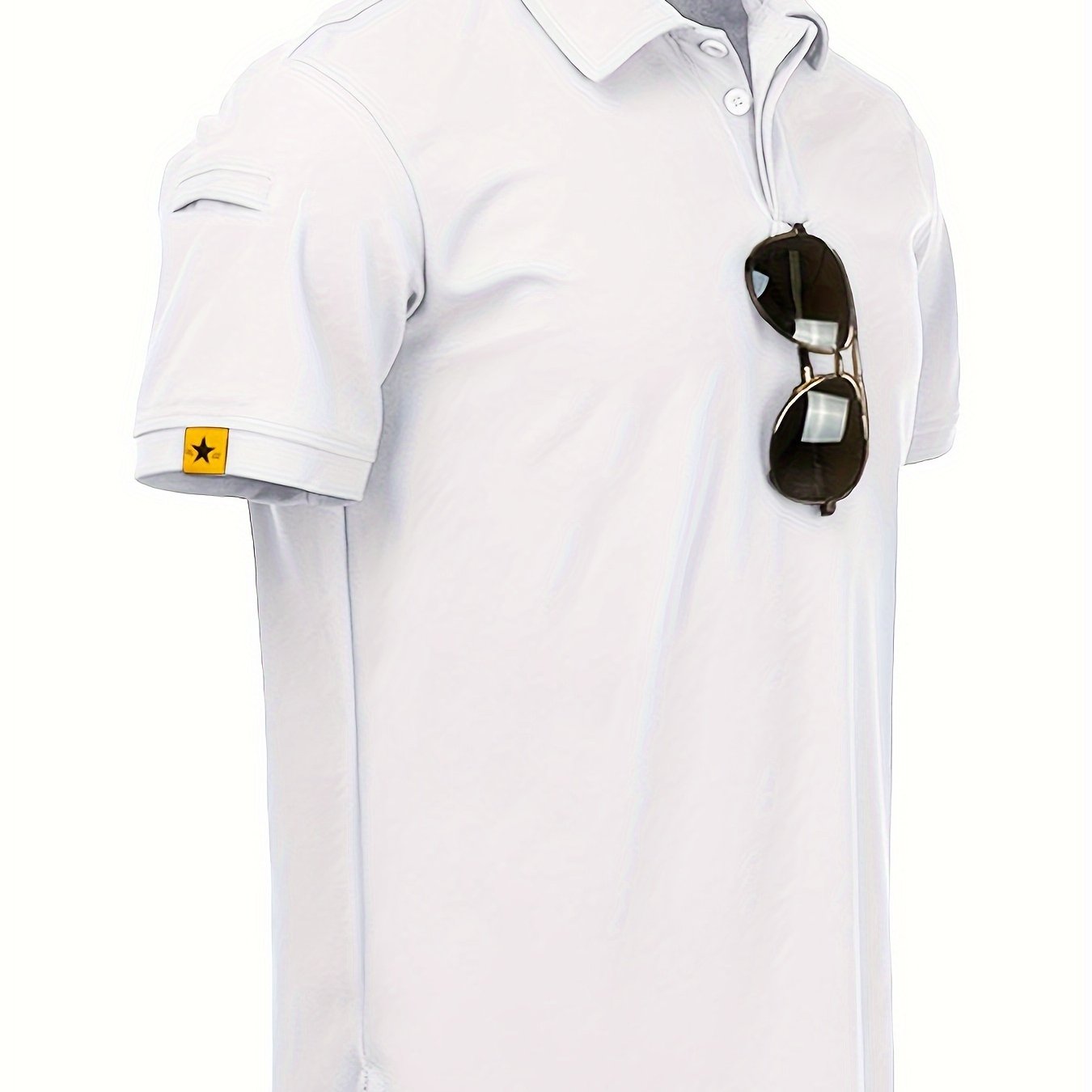 Men's Short Sleeve Golf T-shirt for Business and Outdoor Sports