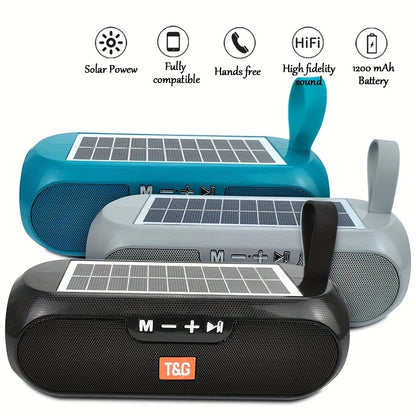 TG182 Solar Speaker is a versatile wireless speaker that supports various devices and features, including mobile phones, tablets, computers, and TVs. It has 10W power output and supports