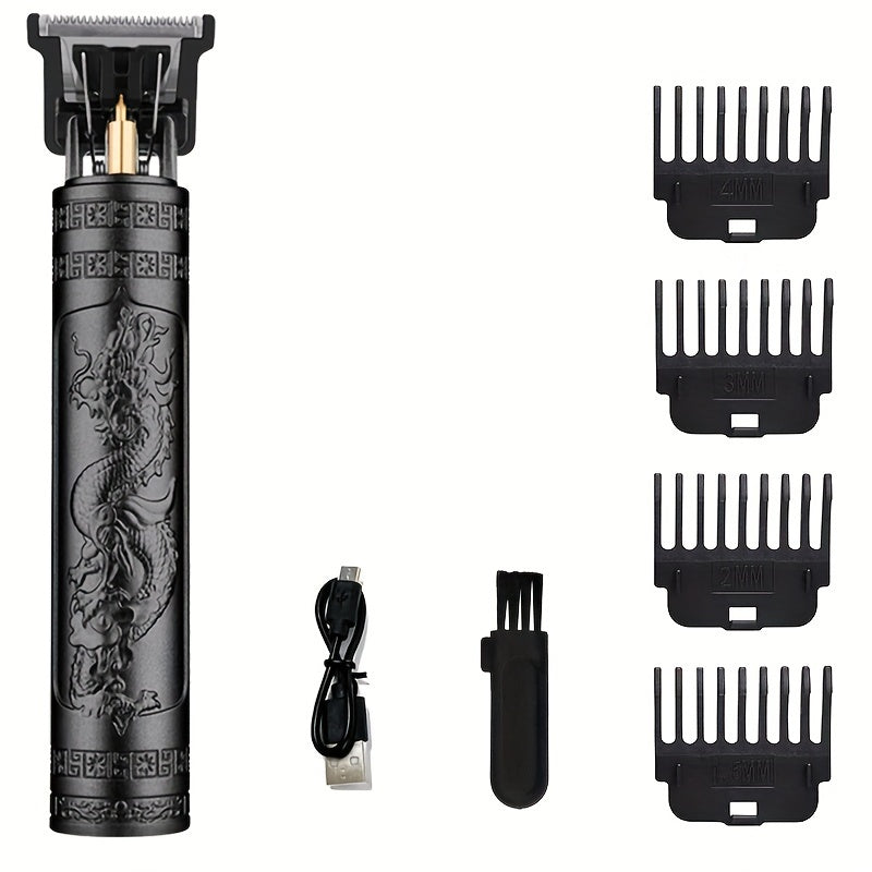 WEEME Men's Electric Hair Clipper Kit with T Blade Trimmer, USB Rechargeable, Perfect for Valentine's Day and Lunar New Year.