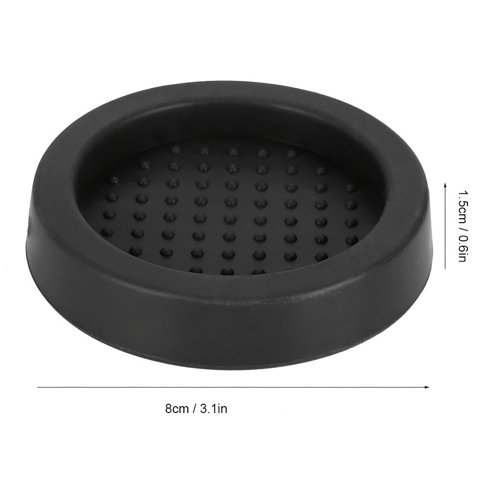 Durable Round Silicone Coffee Tamper Mat - Premium Espresso Press Pad for Kitchen & Dining