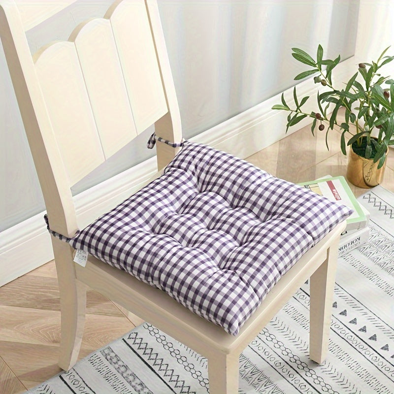 Plush Chair and Stool Cushion - Easy to Clean by Hand, Filled with Polyester for Comfort in All Seasons, Comes with Felt Cover