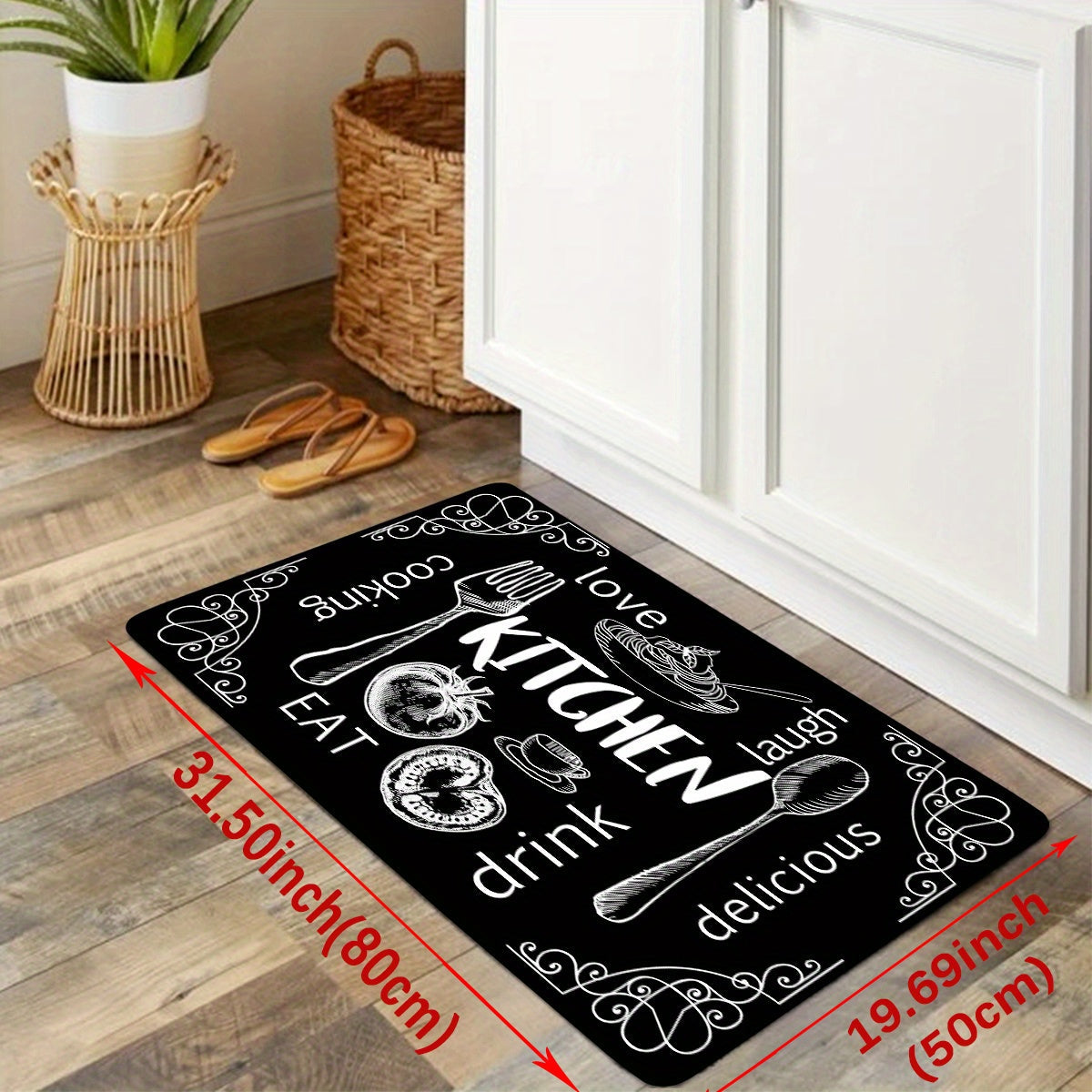 Anti Fatigue Kitchen Mat provides comfort, durability, and safety in the kitchen. This non-slip cushioned rug is perfect for standing in the kitchen for long periods of time. It is heavy duty and waterproof, making it ideal for use in the kitchen