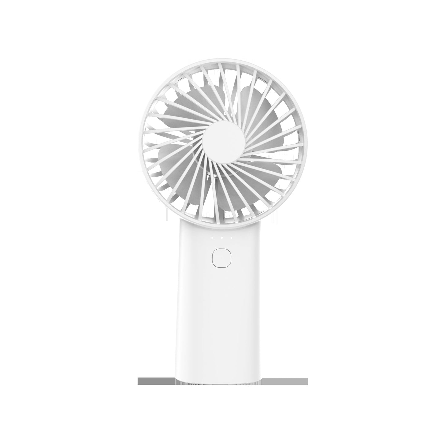 Compact USB Rechargeable Handheld Fan, Powerful Personal Cooling Device, Durable ABS Material, Features 1500mAh Lithium Battery, Easy One-Click Control, Hands-Free Cordless Design for Use Anywhere, Anytime. Perfect for Indoor and Outdoor Activities.