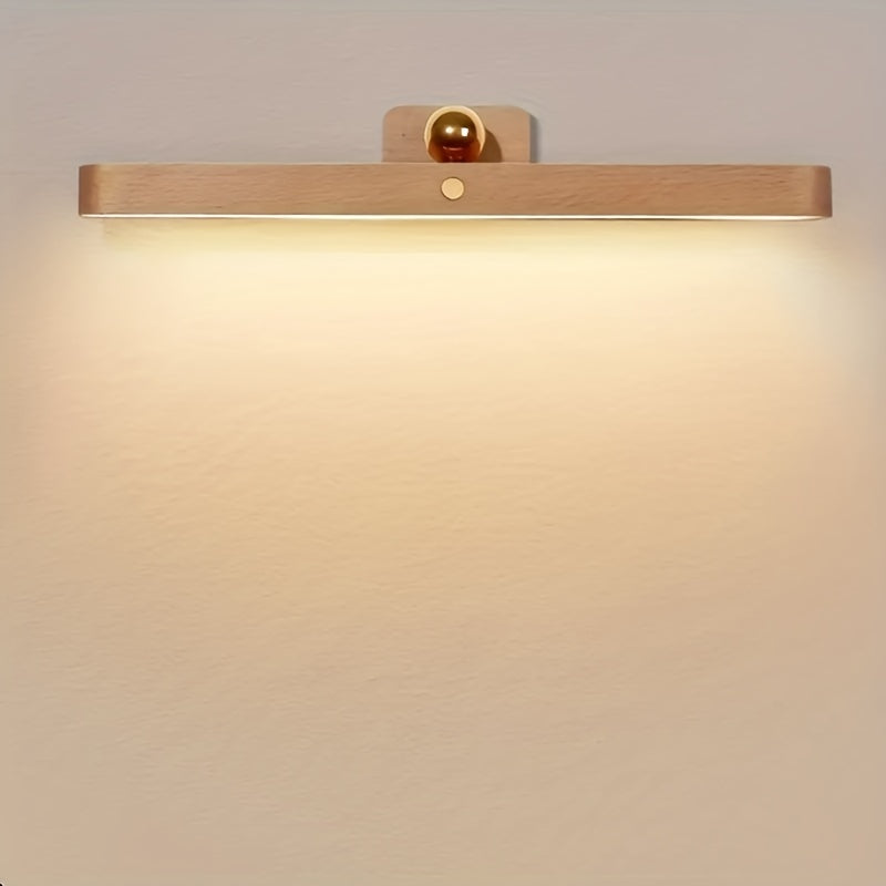 Enhance your home with a modern wireless LED makeup light - Adjustable wall-mounted light.