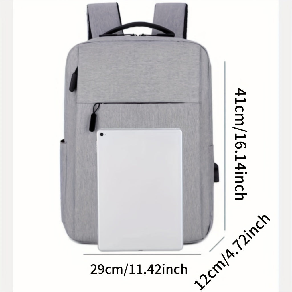 Vanaheimr Large Travel Laptop Backpack - Durable, USB Charging, Lightweight, Ideal for Business & Outdoor Use, School & Travel|Casual Style, Stainresistant.