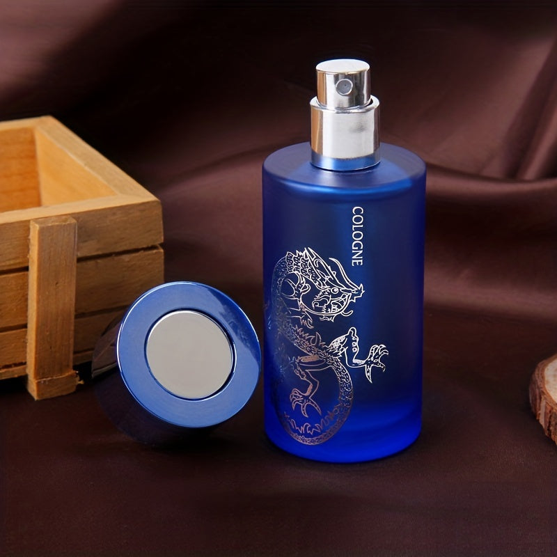 Men's cologne with refreshing oriental woody notes, long-lasting fragrance perfect for dating and sports, 50ml.