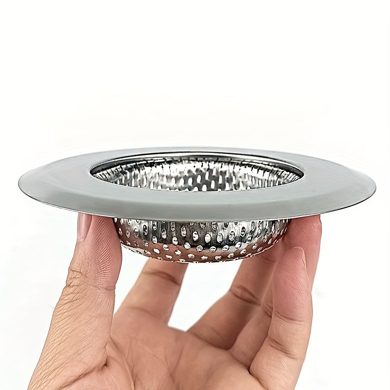 Stainless Steel Hair Catcher for Shower and Bath Tub Drains, Fits 4.19-7.62cm Holes.