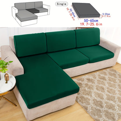 Durable sofa cover in solid color, suitable for pets, dustproof, and machine washable for living room, bedroom, and dining area.